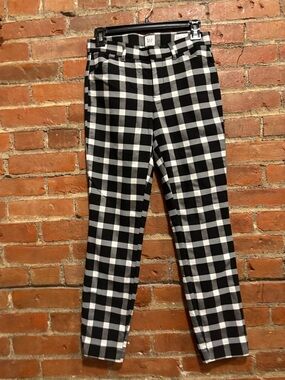 GAP Black and White Check Signature Ankle Skinny